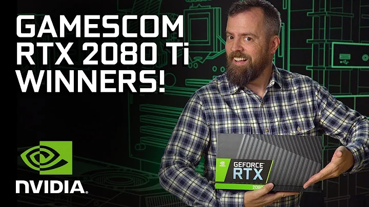 GamescomでのGeForce RTX 2080 Tiの当選者をご紹介！