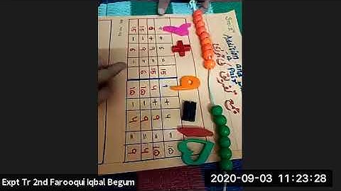Bmc Edu Urdu Std 2nd Mathematics Addition & Subtraction a pair