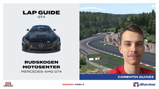 iRacing Lap Guide: Mercedes AMG GT4 at Rudskogen