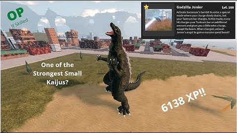 How Powerful Is MAX GODZILLA JUNIOR? (OP) - Kaiju Universe