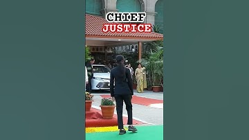 Chief Justice Convoy at Court premises #chiefjustice #motivation #shorts
