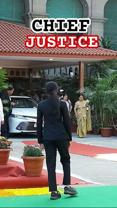 Chief Justice Convoy at Court premises #chiefjustice #motivation #shorts