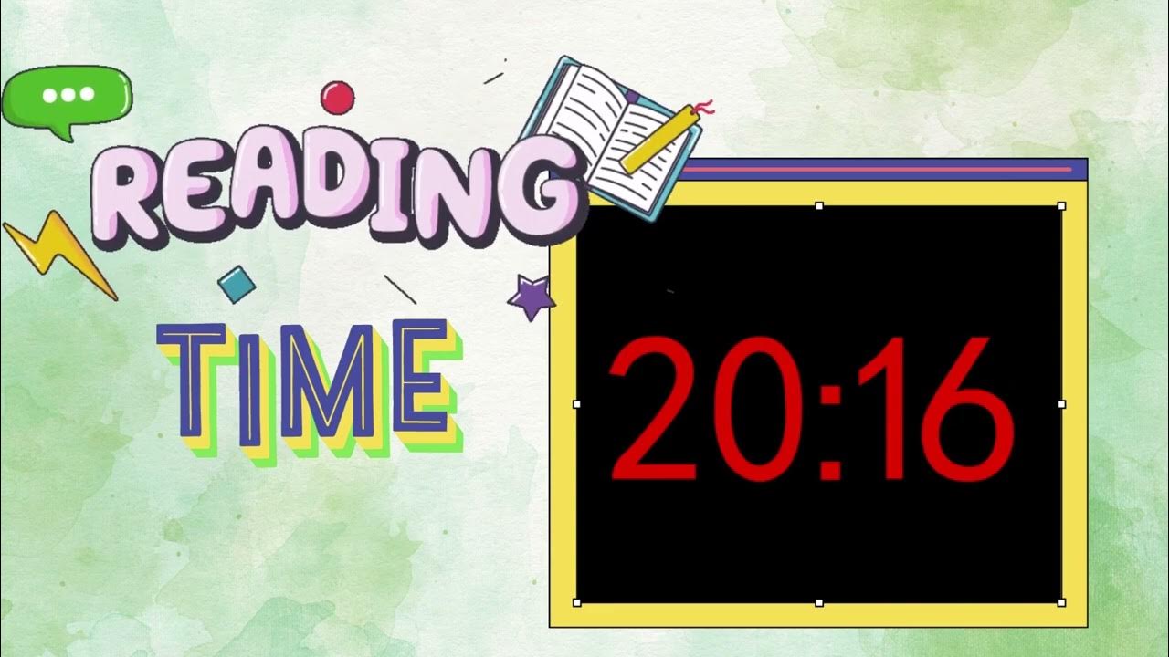 Reading Timer 🧭 30 minutes or less SET YOUR OWN TIME classroom timer 🎵