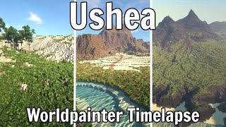 Worldpainter Timelapse  The continent of Ushea