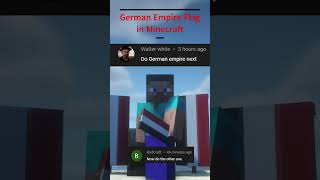 German empire Flag Banner v.2 | Minecraft #shorts