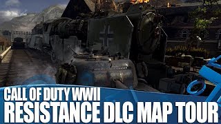 Call of Duty WWII DLC - Resistance Gameplay - Let's Look At The Maps!