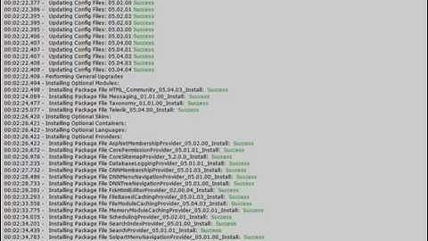 DNNUpgrade Demo (from DNN 4.x to 7.x)