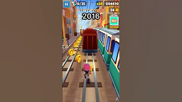 Evolution Of Subway Surfers Subwaysurfers Evolution Nostalgia Shorts Youtubeshorts 