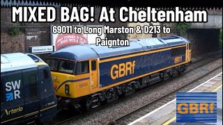 Cheltenham Spa produces a MIXED BAG & (D213) 40013 makes a SCENE heading to Paignton..!