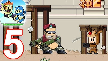 Dan the Man - Level 8-2-1 Gameplay Walkthrough Video Part 5 (iOS Android)