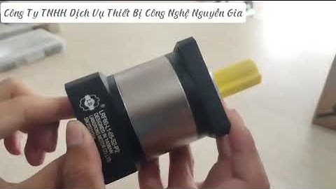 Hướng dẫn lắp động cơ servo với hộp số