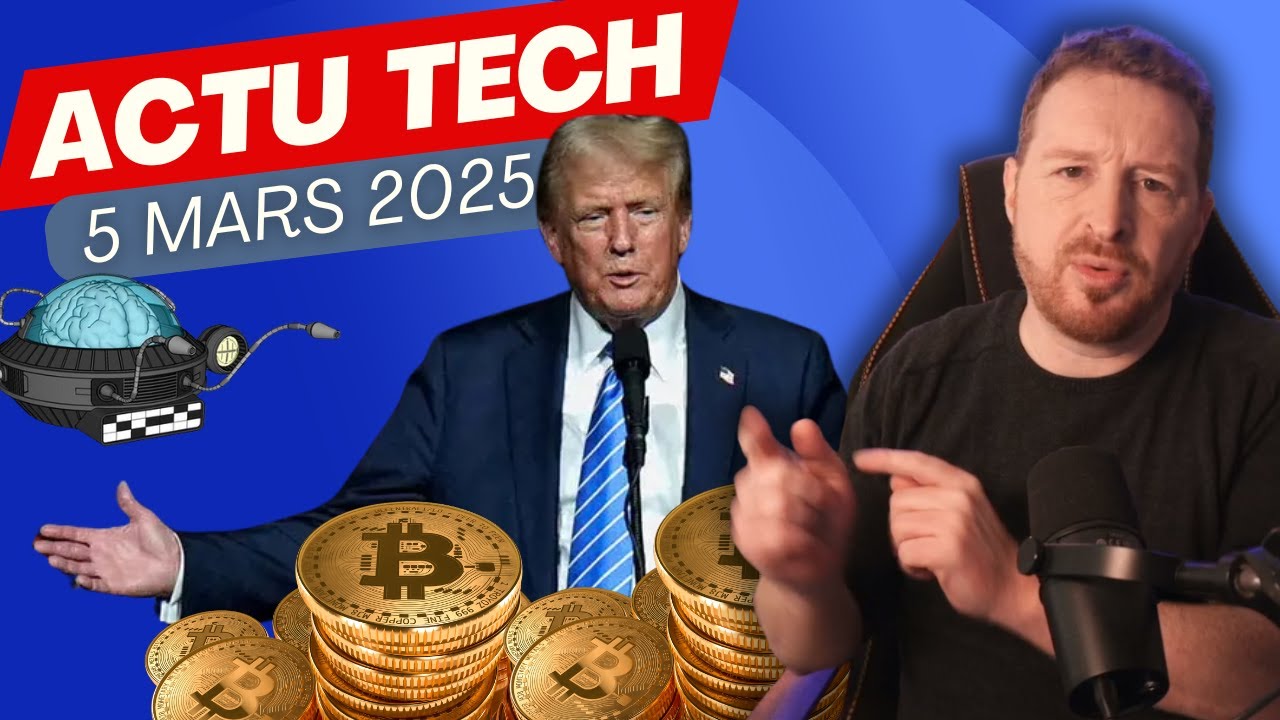 Trump annonce un Fort Knox de Cryptomonnaies ! Et toute l'actu tech.