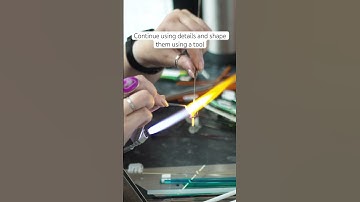 Make a glass lantern | #glassblowing #lampwork #art #artistvlog #shorts