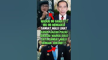 SINDIRAN TAJAM!! IBU INI MENGAKU SANGAT MALU MELIHAT KASUS IJAZAH PALSU JOKOWI #shorts