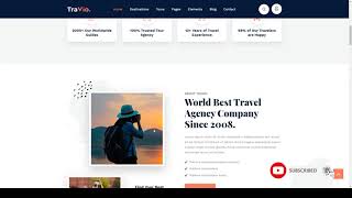 Travio - Tour and Travels Agency Template creative travel