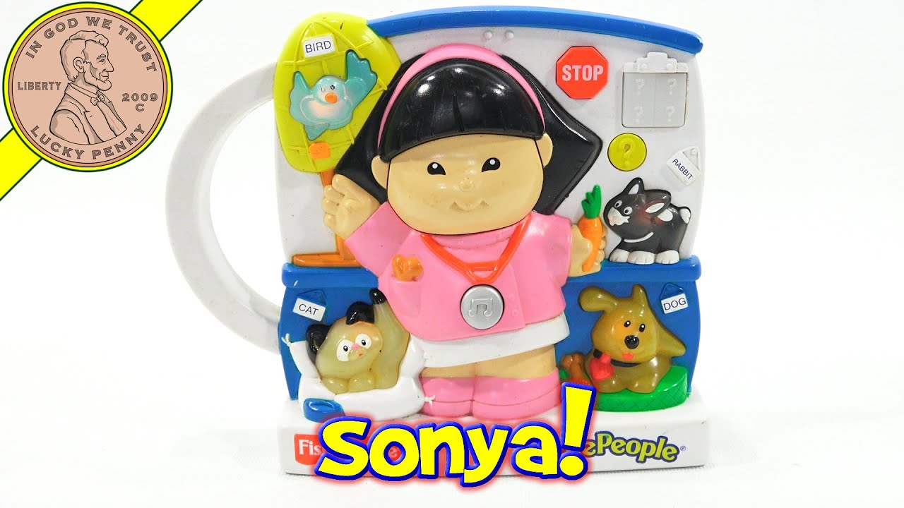 Fisher Price Little People Sonya Lee Veterinarian Musical From 2000 -  YouTube