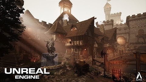 Speed Level Art - Medieval Center - Unreal Engine 4
