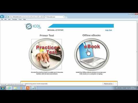 اعدادات تشغيل امتحاناتICDL التجريبية How To Run Litmus Primer Test