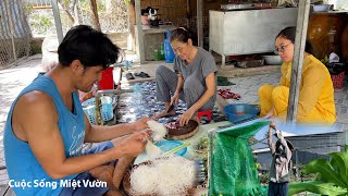 Hủ tiếu bò kho, mở rộng thêm khung lưới để trồng cây | Cuộc Sống Miệt Vườn