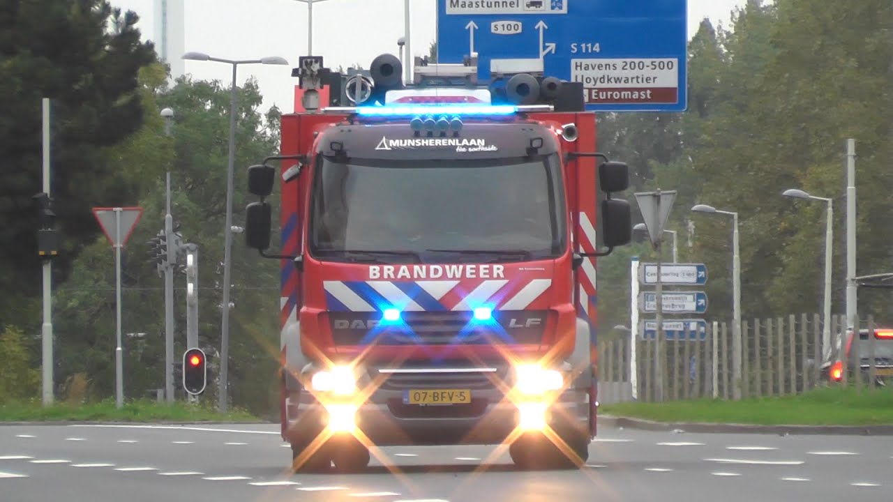 Bullhorn! Brandweer Mijnsherenlaan met hoge spoed naar brandmelding! 