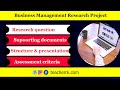 How to structure ib business management research project  ib business management  teacher rk