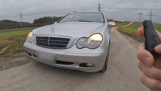 2004 Mercedes C200 T Kompressor 163 Ps High Speed & Economy On Autobahn No Speed Limit Pov Drive
