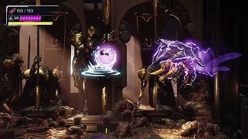 Metroid Dread - Defeating Escue with only Screw Attack