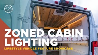 Lifestyle Vehicle Tour | Zoned Cabin Lighting | Dave & Matt Vans