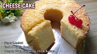 RESEP CHEESE CAKE Panggang Super Lembut || Enak & Ngeju Banget_Dengan Oven Tangkring (100% Sukses)