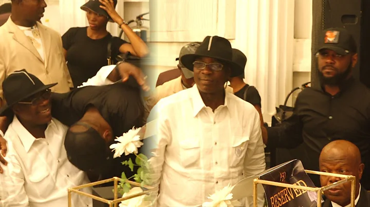 SO HUMBLE: SEE HOW SEYI TINUBU BOW TO GREET K1 DE ULTIMATE AT AKINSIKU OF LAGOS 50TH BIRTHDAY PARTY