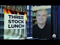 Threestock lunch msft ba  googl