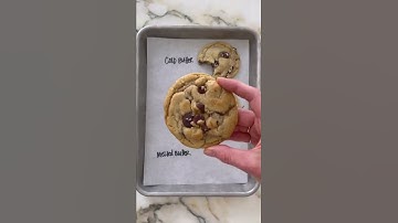 BAKING SCIENCE 👩‍🔬🍪how does different temperatures of butter effect your cookies?
