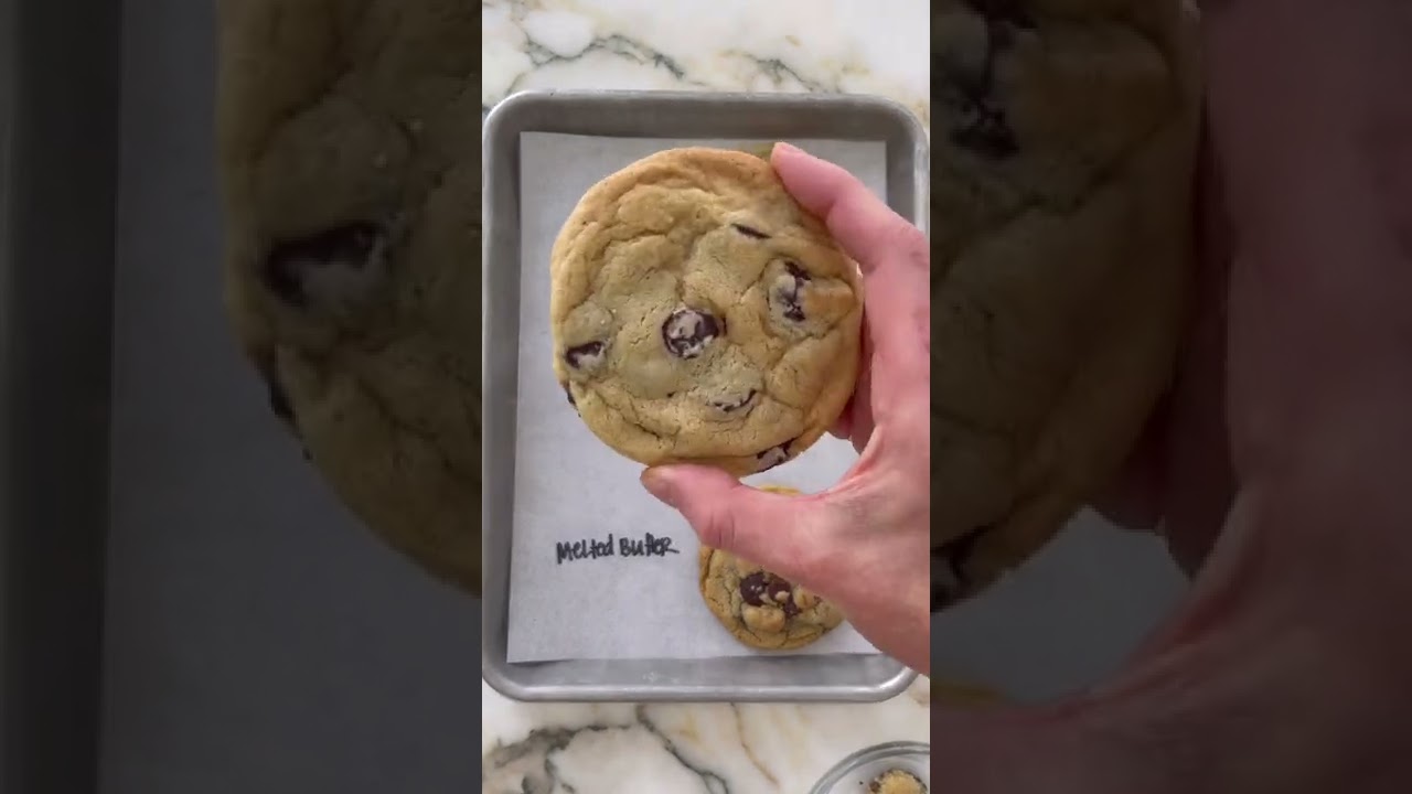 BAKING SCIENCE 👩🔬🍪how does different temperatures of butter effect your cookies?