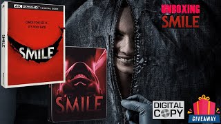 Smile 2022 4K SteelBook (Review and Unboxing) (Sosie Bacon) Digital Code Giveaway