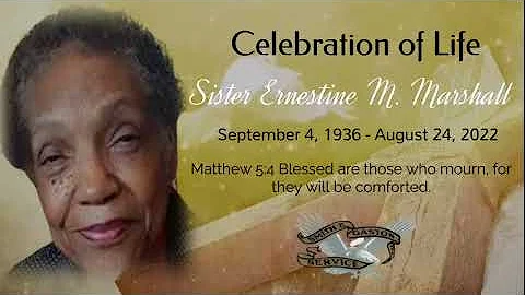 Celebration of Life for Sister Ernestine Mack Marshall