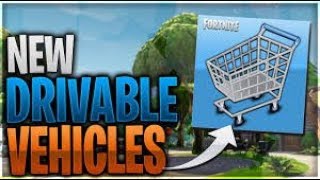 *NEW* DRIVABLE SHOPPING CARTS IN FORTNITE