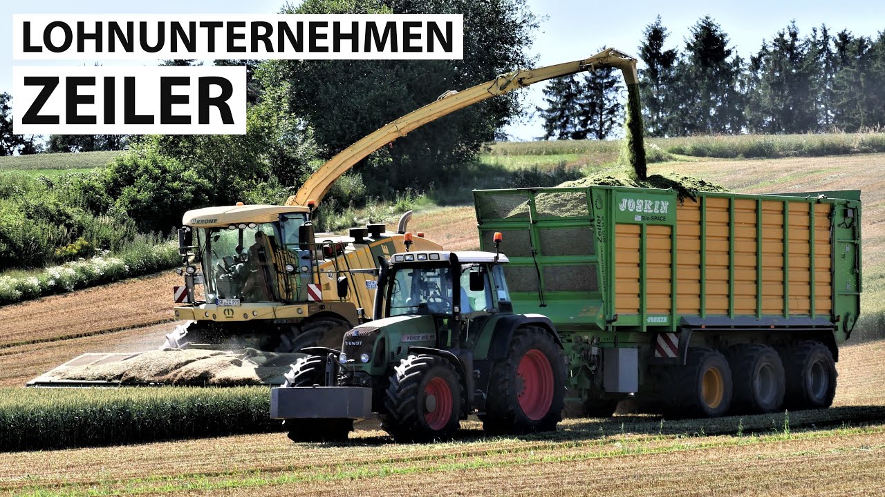 Lohnunternehmen Zeiler: GPS Ernte mit Krone BiG X 1100