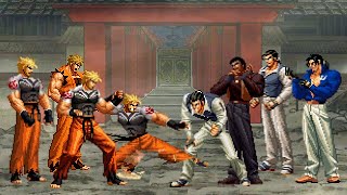 [KOF Mugen] Memorial- Art of Fighting Special | Ryo Sakazaki Team vs Robert Garcia Team [ 4vs4 ]
