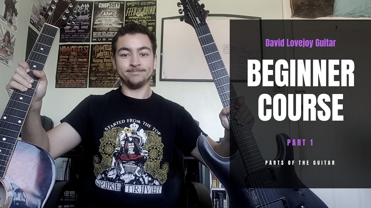 Absolute Beginner Guitar Course Part 1 Parts Of The Guitar YouTube