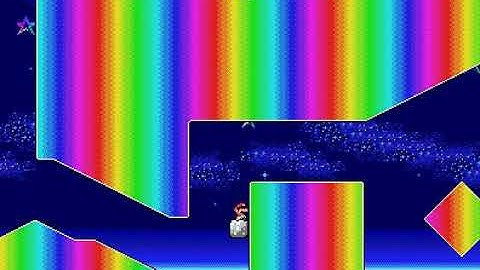 Super Mario Bros. X 1.4.4 - Super Mario World Project - Tileset - Rainbow Road [70 Subscribers!!]