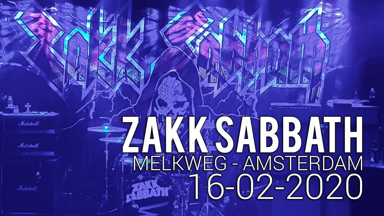 Zakk Sabbath - full concert - Amsterdam Melkweg - 16-02-2020 - HD4k