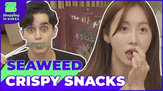 Why The Crispy Seaweed Snacks Are Trendy? | #KSeafood | SHOPPING IN KOREA