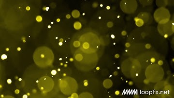 Gold Particle Bokeh loop Background 03 stock footage HD - Download Stock Footage
