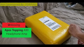 Unboxing My Friends Headphone Amp (Apos Topping A90)