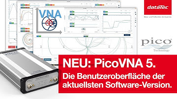 NEW: PicoVNA 5 - The user interface of the latest software version.