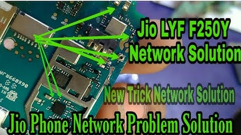 Jio lyf f250y network running problem solution. all Jio phone network running problem solution