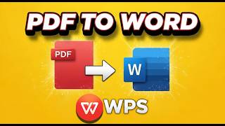 How to Convert PDF to Word in Seconds with WPS PDF for FREE