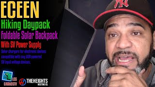 Eceen 5v Solar Powered Backpack ☀️🔌: LGTV Review by LosGranosTV 495 views 4 years ago 8 minutes, 47 seconds
