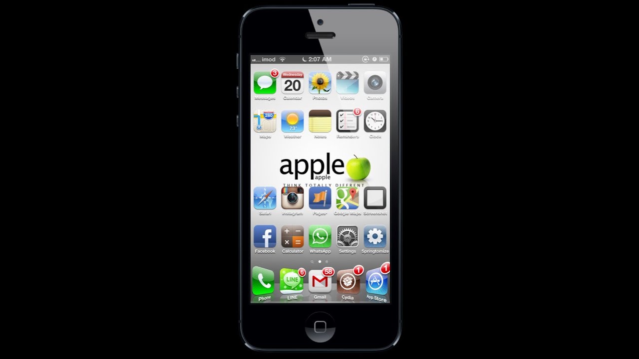 ปรับแต่ง Springtomize 2 บน iOS 6 - iMod 2013
