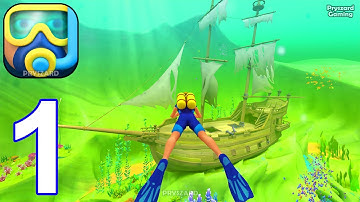 Aquatica - Gameplay Part 1 Levels 1-3 Dive Deep Adventure (iOS, Android Gameplay)